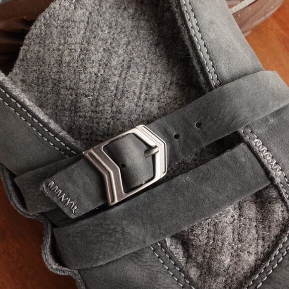 Chaco Boots WMS SZ 7 Gray Hopi Leather Pull On Waterproof Outdoor Casual Winter - Picture 13 of 15